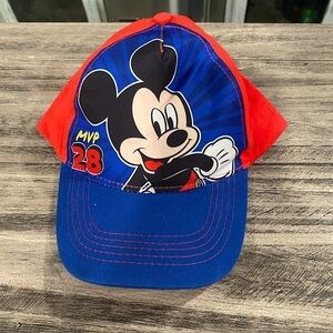 Youth Kids Disney Mickey Racing Hat MVP #28